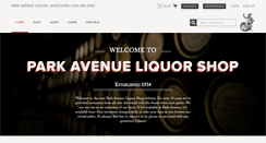 Desktop Screenshot of parkaveliquor.com